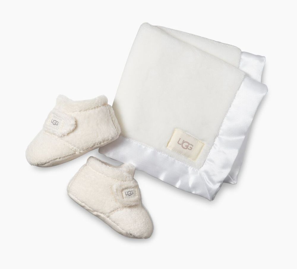 Ugg Bootie Canada - Ugg Kids' Bixbee And Lovey Blanket White